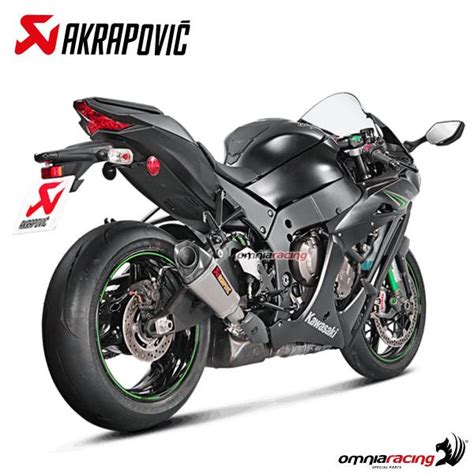 Akrapovic Exhaust Racing Titanium Slip On Kawasaki Zx10r Ninja