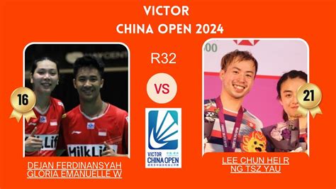 Dejan Ferdinansyah Gloria E Widjaja Ina Vs Lee Chun H R Ng Tsz Y Hkg