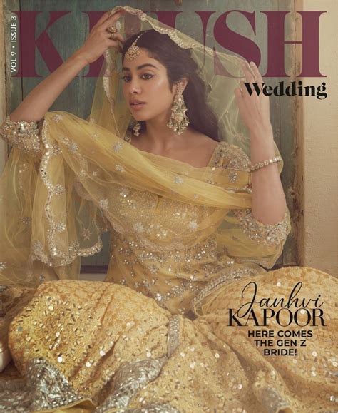 Janhvi Kapoor Looks Drop Dead Gorgeous In Coral Coloured Lehenga With Mirror Work Janhvi