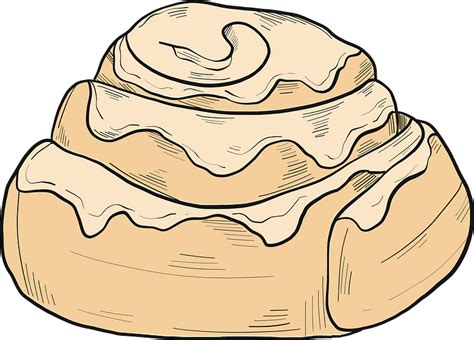 Delicious Cinnamon Roll Clipart Sweet Illustrations For Your Designs