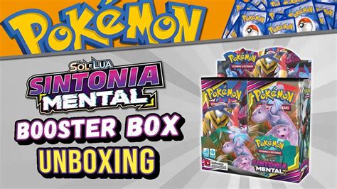 Pokemon Unboxing Sm Sintonia Mental Booster Box Youtube