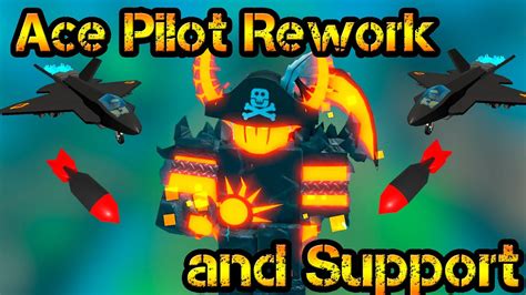 Ace Pilot Rework Roblox Tower Defense Simulator Youtube