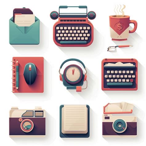 premium photo  collection   types  electronic devices