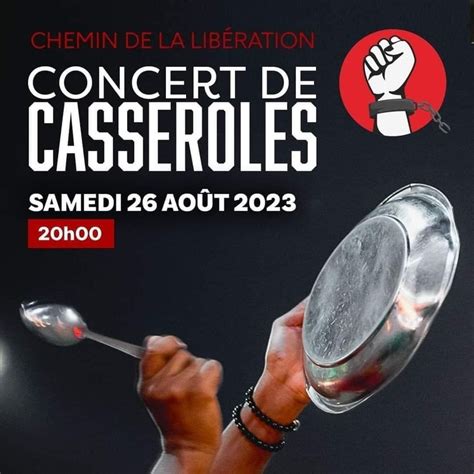 Concert de casseroles Lappel de Guy Marius Sagna aux Sénégalais Vidéo