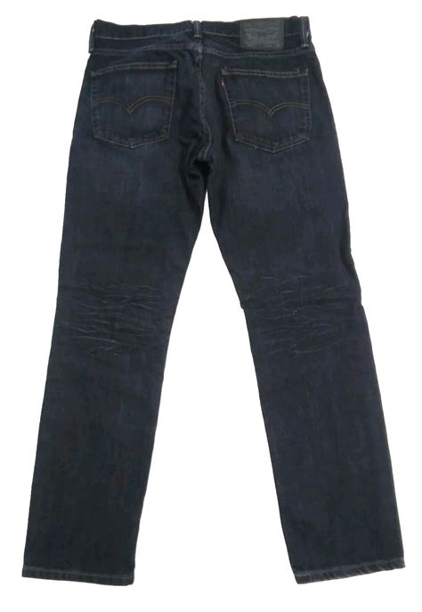 Levis Men S 32x30 Blue Dark Faded Wash Denim 511 Mode Gem