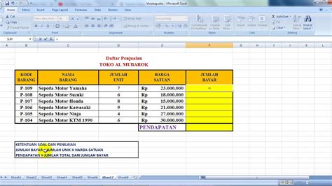 Belajar Excel Dan Contoh Soal Excel Menjadi Admin 21805 Hot Sex Picture