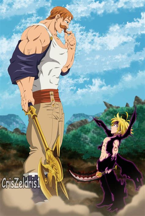 Meliodas vs Escanor - Estilo Anime by CrisZeldris1 | Seven deadly sins ...