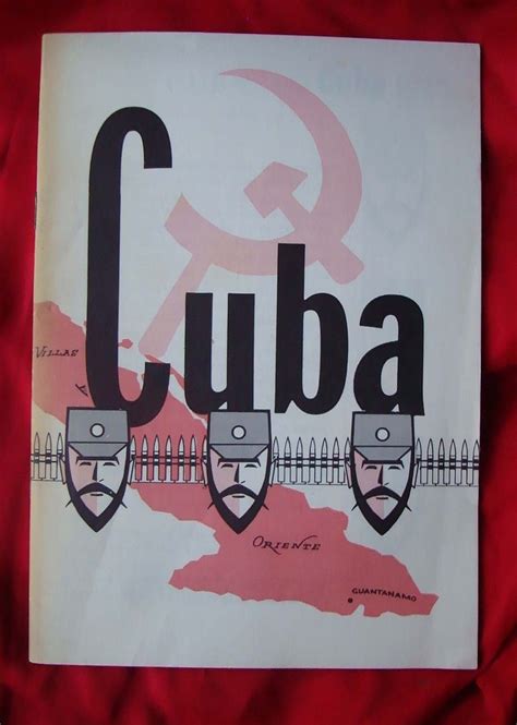 1961 Usa Cuba Anti Castro Propaganda Pamphlet Cuba Vintage