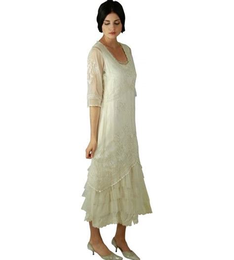 Titanic Tea Party Dress In Ivory By Nataya Lace Dress Vintage Tea