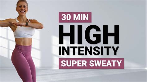 30 Min Full Body Hiit Cardio Workout Bodyweight No Equipment No Repeat Core Finisher