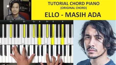 Tutorial Piano Keyboard Ello Masih Ada Chord Asli YouTube