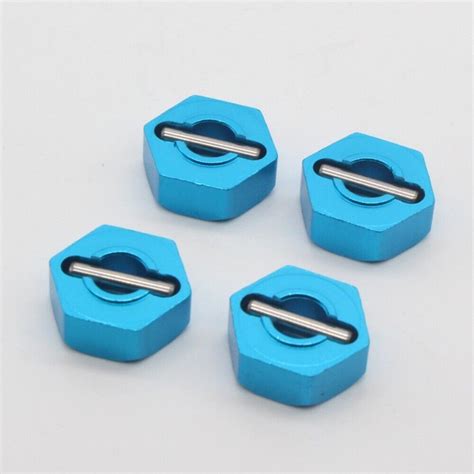 Pcs Mm Rc Wheel Hex Nut Aluminum Pins Drive Hubs For Wd Rc Car