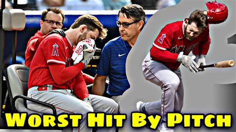 Mlb Hit By Pitch July Part Youtube