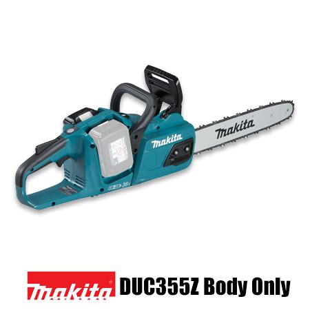 Makita Chainsaw 18V – Body Only – DUC355Z LXT Twin 350mm | Chiltern Timber