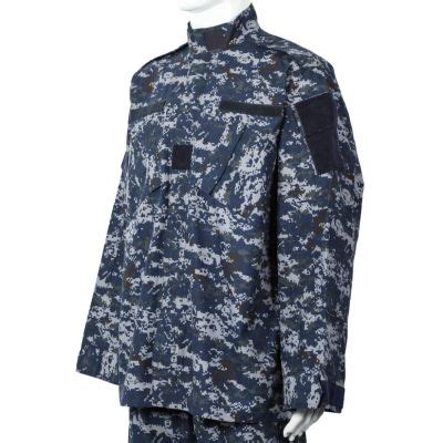 Camuflaje Jinteng Estilo Navy Blue Ribstop Acu Guardia De Seguridad