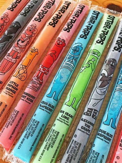 S Nostalgia Pop Characters Freeze Pops Otter Pops Ice Cream