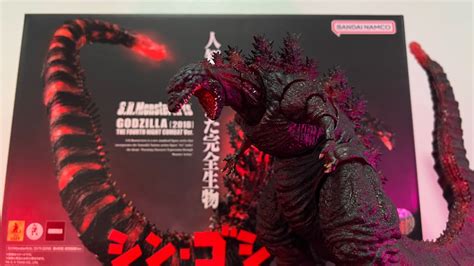 Sh Monsterarts Shin Godzilla Fourth Night Combat Ver Preview YouTube