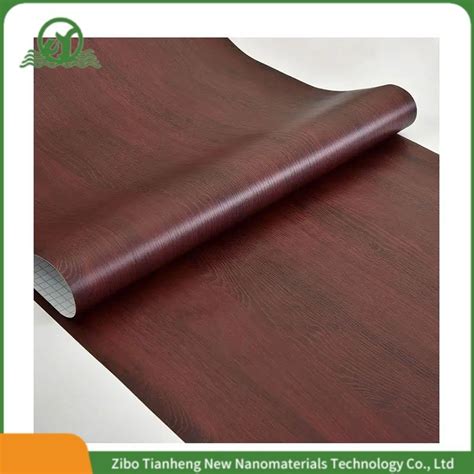 Leather Texture Photo Decorative Cold Laminating Film Pvc Self Adhesive