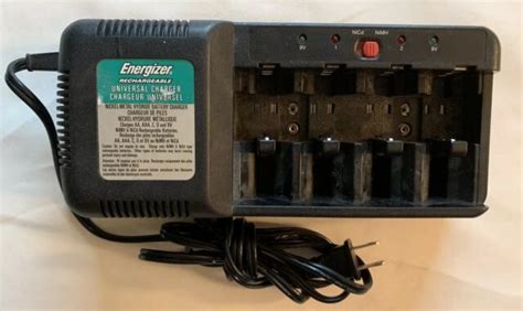 Energizer Accu Rechargeable Universal Nickel Metal Hydride Battery Charger Ebay