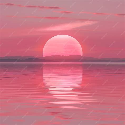 Premium Photo | A pink sunset montage photography Polka