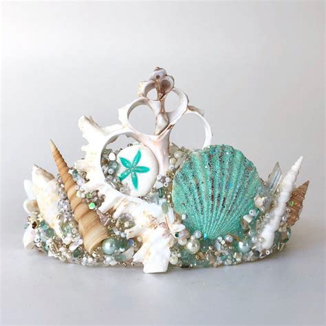 Mermaid Crown Seashell Crown Mermaid Costume Mermaid Party Beach