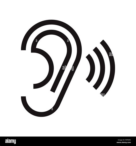 Ear Listening Icon