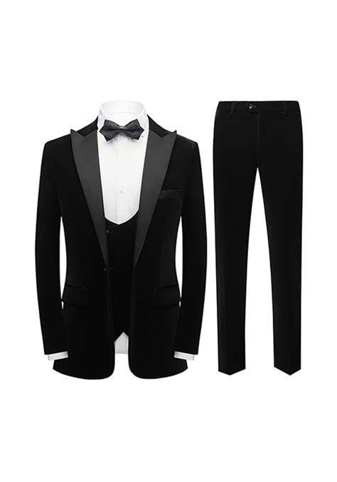 Kudoro Mens Suits Slim Fit Piece Tuxedo Suit Set For Prom Wedding