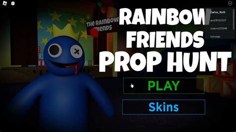 Jugando Rainbow Friends Prop Hunt En Roblox Youtube