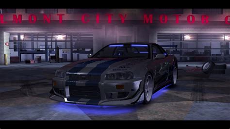 Paul Walker F F Nissan Skyline R Gtr Customization Need For Speed