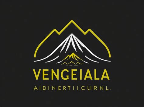 Plantilla De Dise O De Logotipo De Monta A Negra Foto Premium