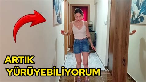 ARTIK YÜRÜYORUM BALKONDAN DÜŞTÜKTEN SONRA İLK DEFA YouTube