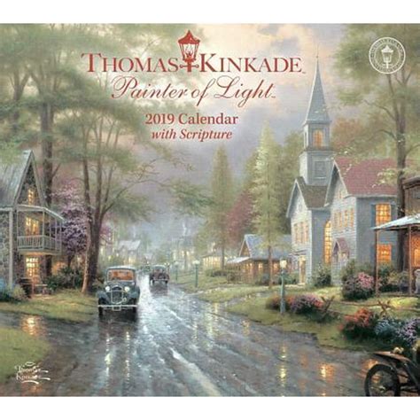 Thomas Kinkade Painter Of Light With Scripture 2019 Deluxe Wall