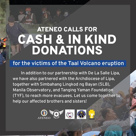 Taal Volcano Eruption Relief Operations – Ateneo Alumni Association