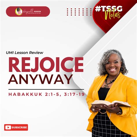 Tssgnotes 📚🙌🏽 ️ Rejoice Anyway March 3 2024