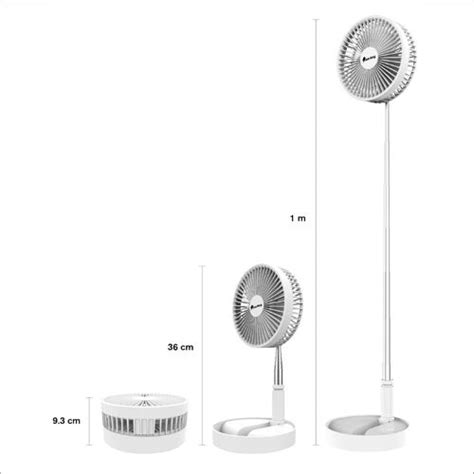 Sun King High Speed Mini Foldable Table Fan Pedestal Silent And Portable Fan With Usb Charging