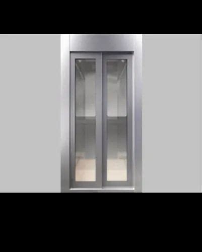 Stainless Steel Silver Elevator Glass Door Center Opening At Rs 35000 In Ahmedabad