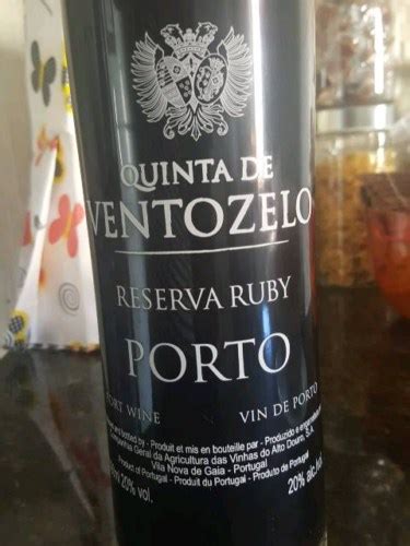 N V Quinta De Ventozelo Reserva Ruby Porto Vivino Espa A