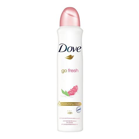 Order Dove 48h Go Fresh Pomegranate And Lemon Scent Deodorant Spray For