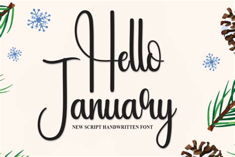 Hello January Facebook Cover