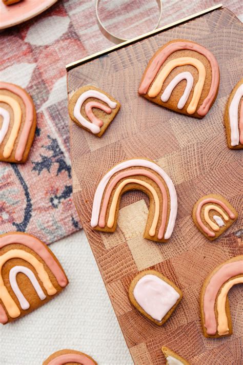 Taste It Boho Rainbow Gingerbread Cookies For Your Holiday Cookie