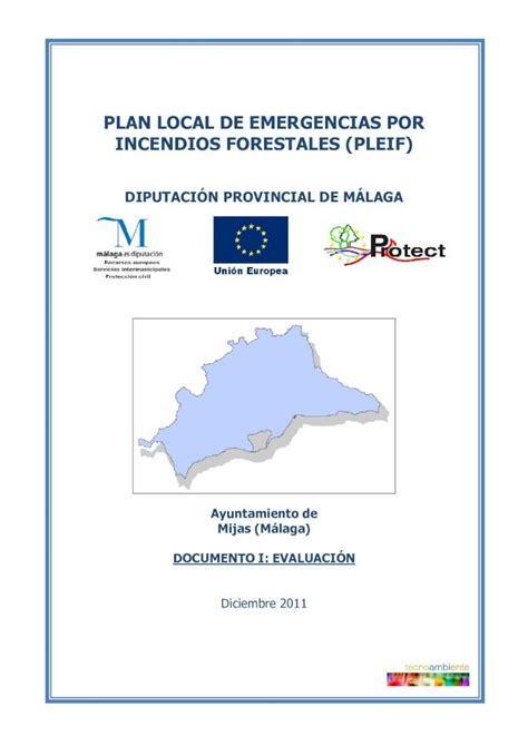 Pdf Plan Local De Emergencias Por Incendios Establecer La