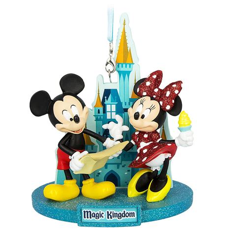 Mickey And Minnie Mouse Magic Kingdom Ornament Minnie Ornaments