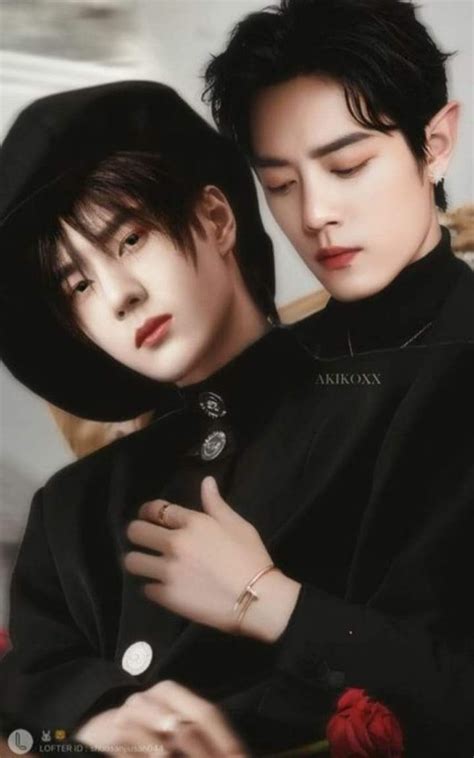 博君一肖 𝚇𝚒𝚊𝚘𝚉𝚑𝚊𝚗 𝚆𝚊𝚗𝚐𝚈𝚒𝙱𝚘 Cute gay couples Cute actors Fan art