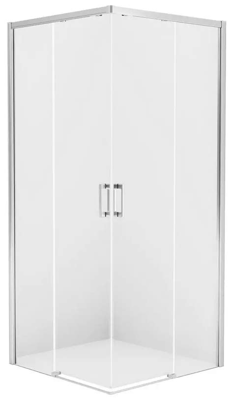 Душевой угол-ограждение «New Trendy» Prime Chrome 100/80 прозрачный ...