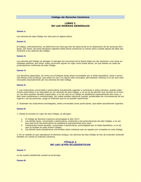 Código de Derecho Canónico