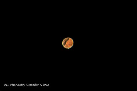 Mars Opposition And Moon Conjunction Imaging Planetary