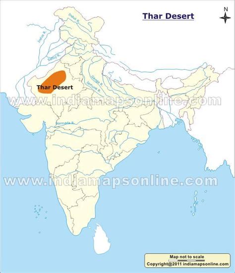 Physical Map Of India Thar Desert United States Map