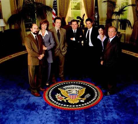 The West Wing Nbc Tv Promotional Still L To R Richard Schiff