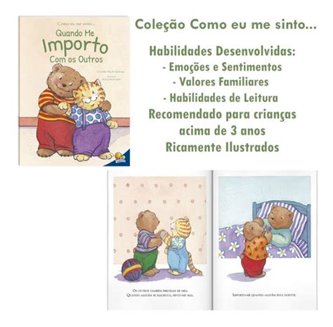 Coleção Como Eu Me Sinto 7 Livros Valores Familiares MAIS LIVRARIA