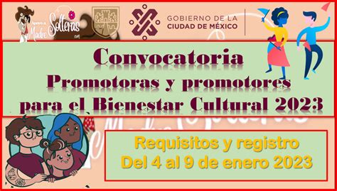 Vacantes Para Promotores Culturales 18 Mil Pesos Diciembre 2024